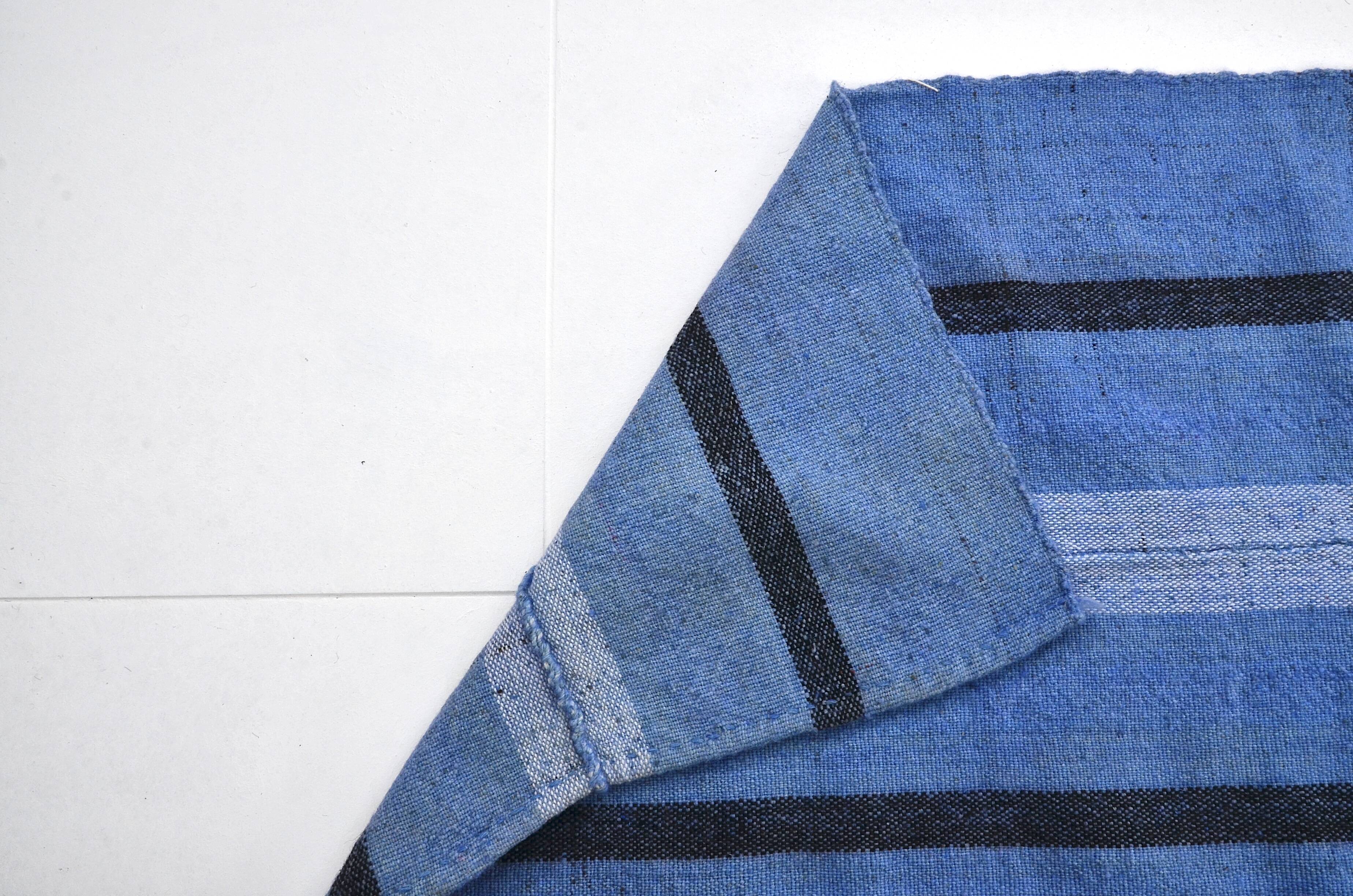 Blue Neutral Oushak Kilim Rug sku 3050