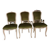 6 chaises louis xv