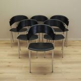 Set of six chairs, Italian design, 1980s, manufacturer: Calligaris