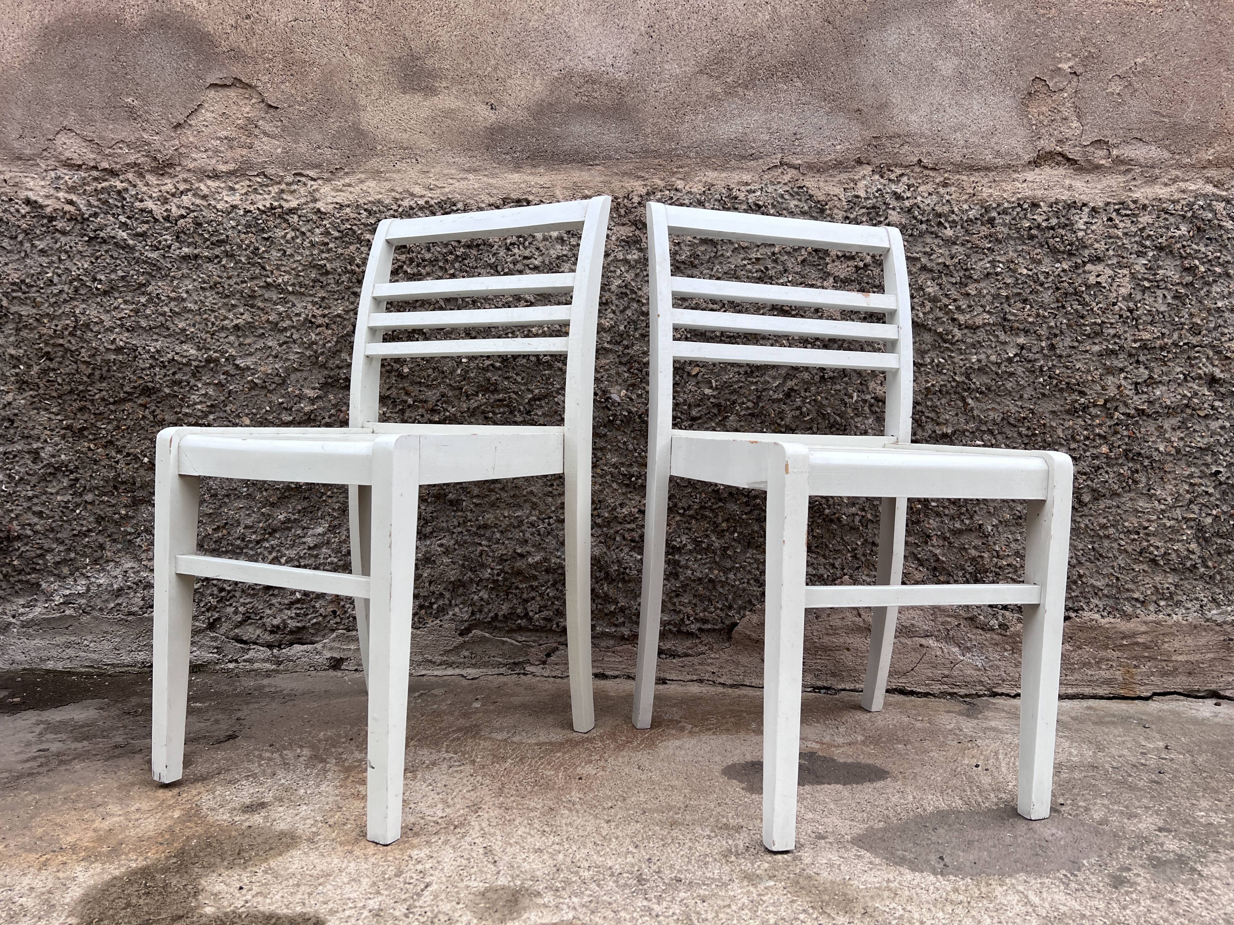 Pair of chairs reconstruction René Gabriel 50