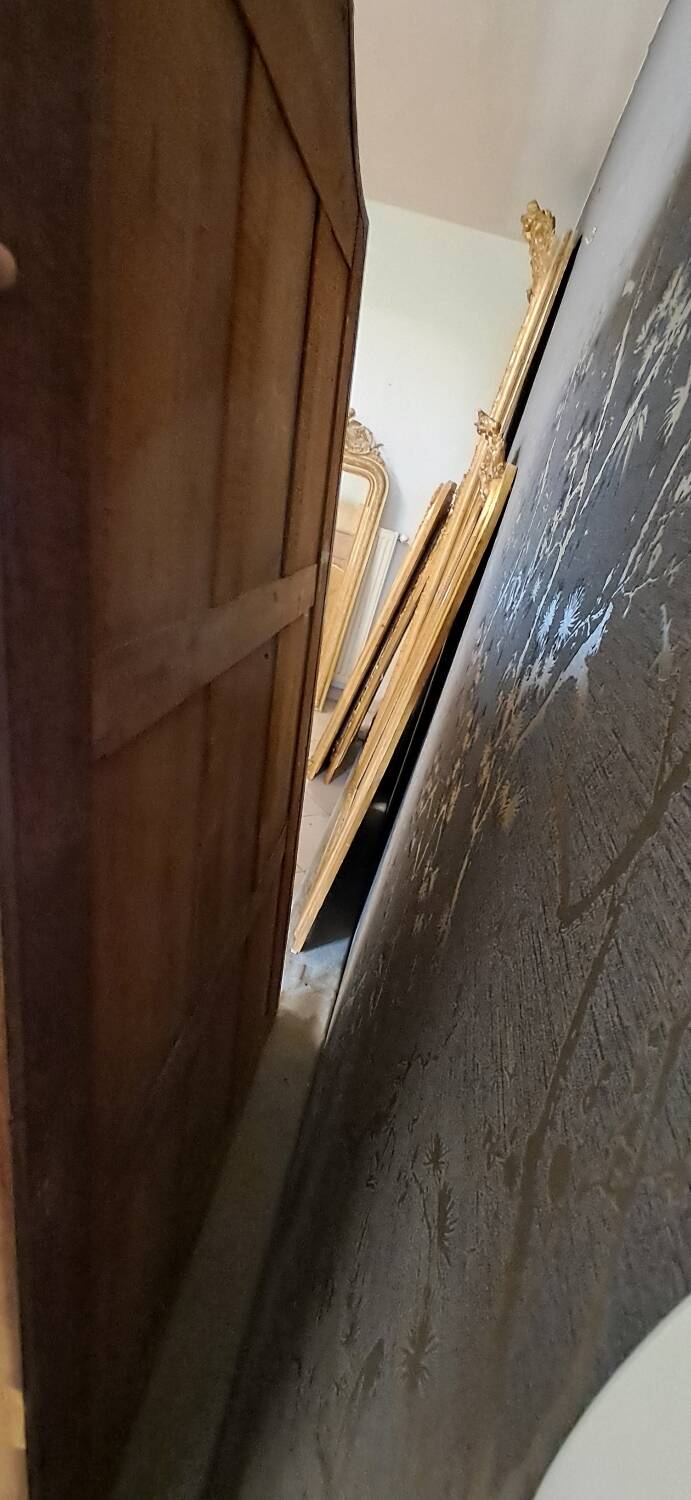 Antique 19th century mirror 184 x 108