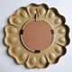Rare Midcentury Flower Wall Mirror, Italy, 1970s