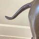 Monumental Bronze Statue of an Italian Greyhound / Whippet – Large Antique Sculpture Representing a Dog