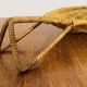 Vintage Danish-style wicker basket