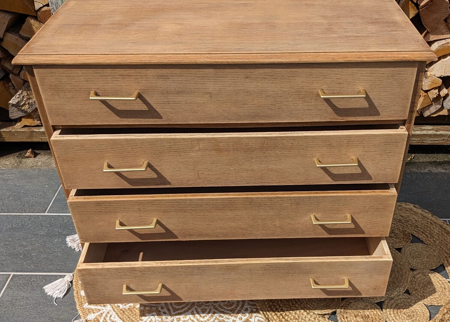 Commode pieds compas vintage