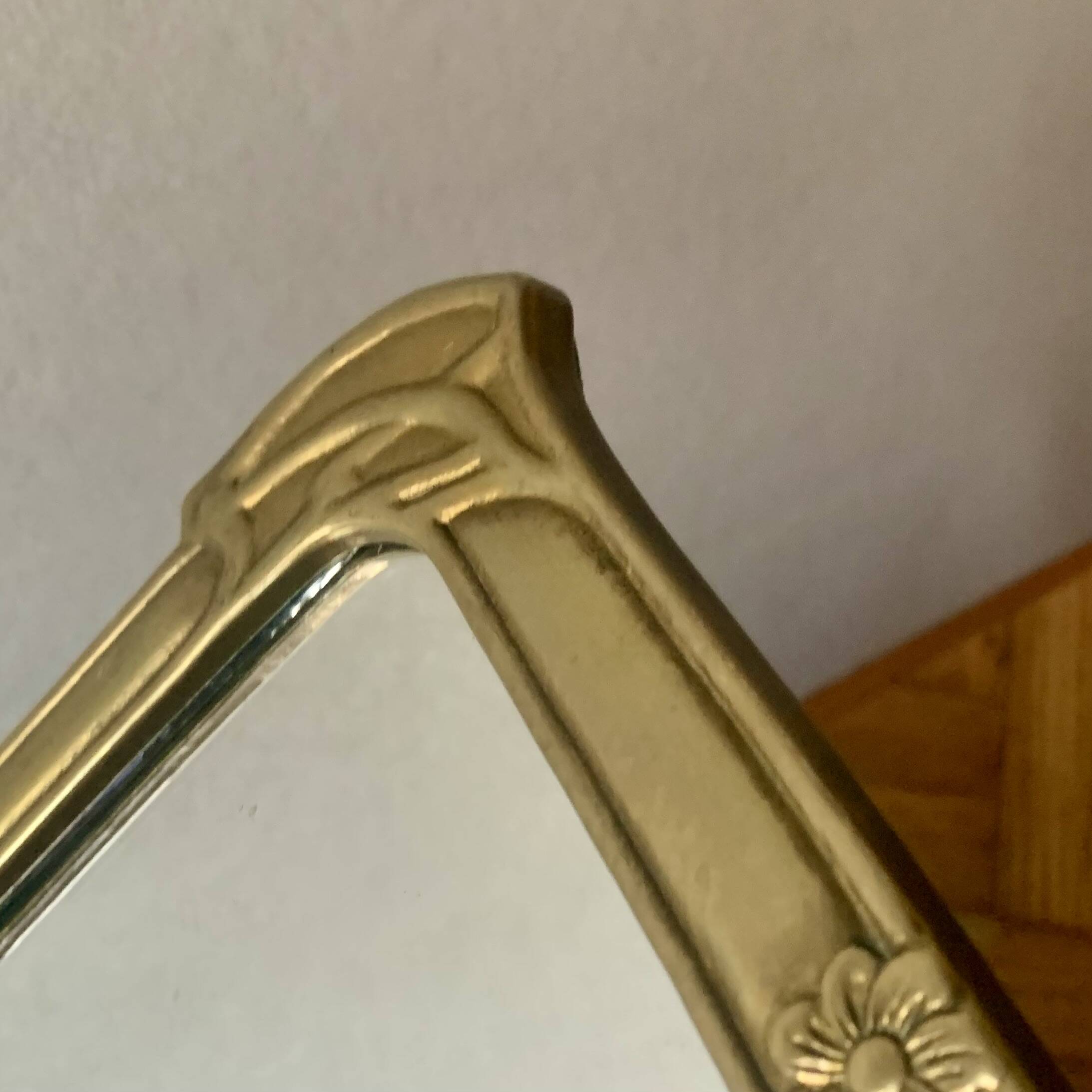 Small brass mirror - Art Deco style