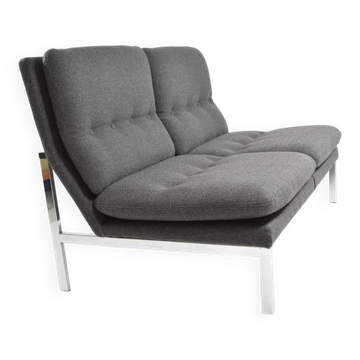 Anthracite grey banquette from the 1970s