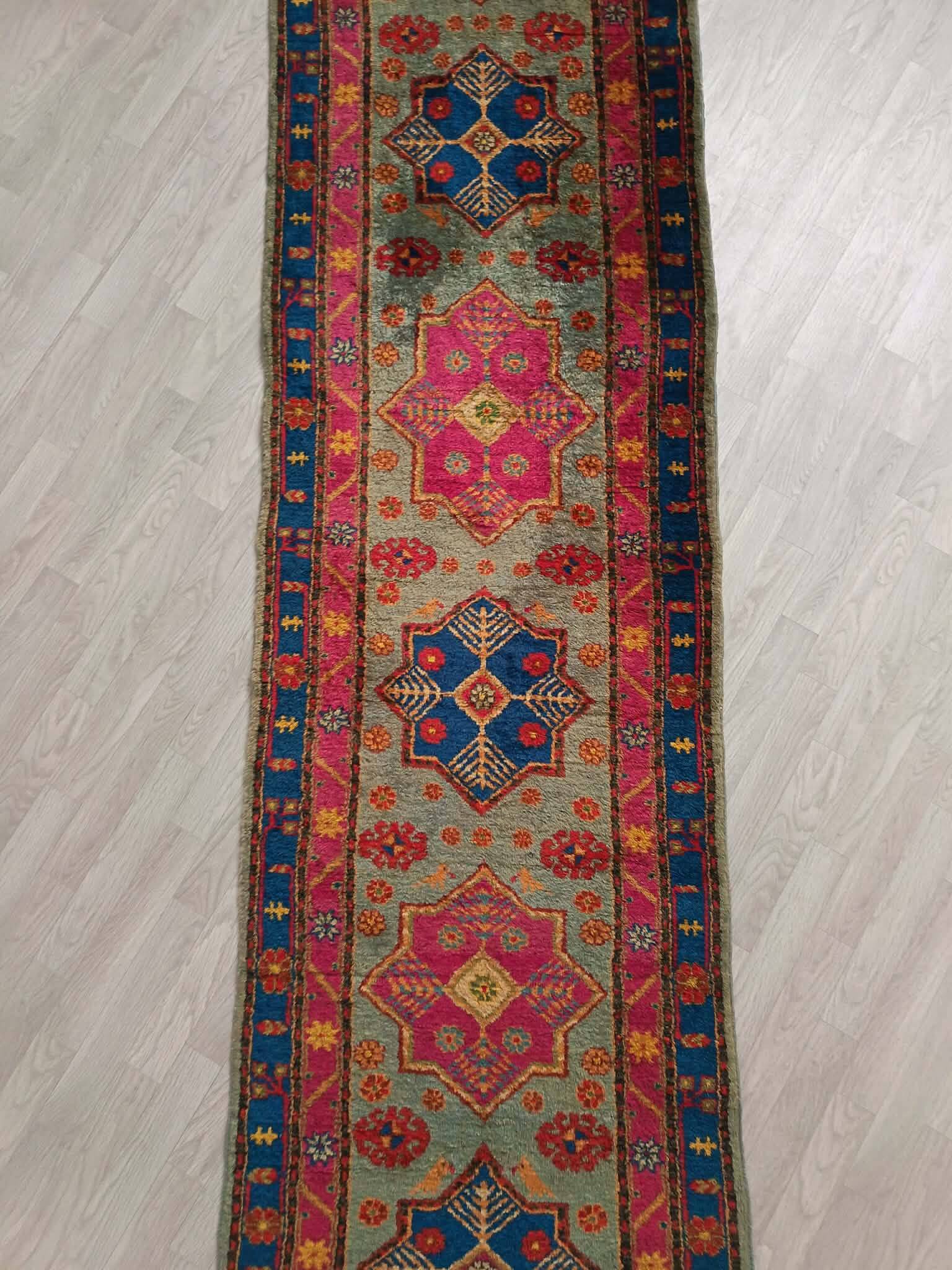 Handmade Shirvan Hallway Rug