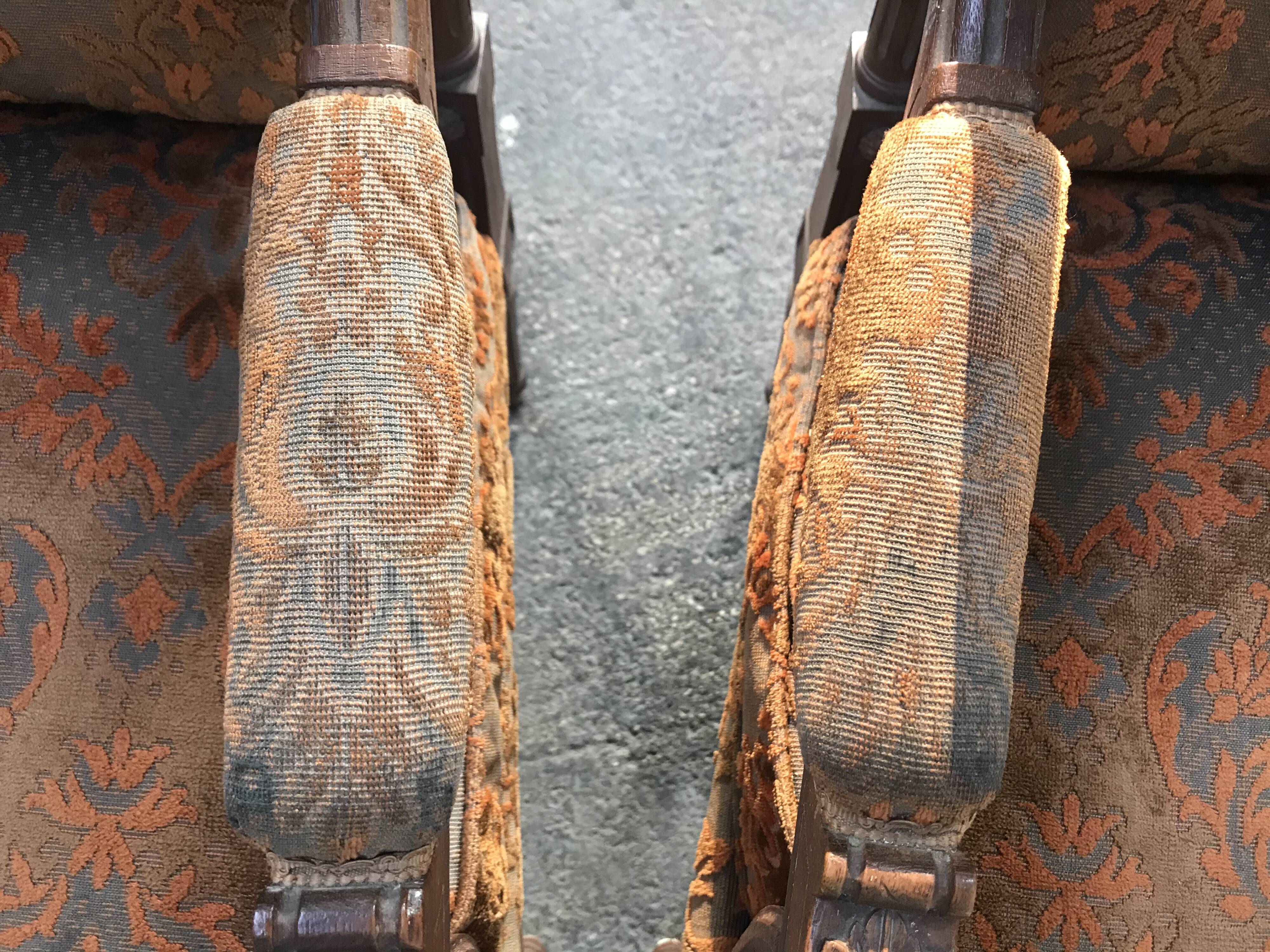 Pair of Louis XVI-style armchairs