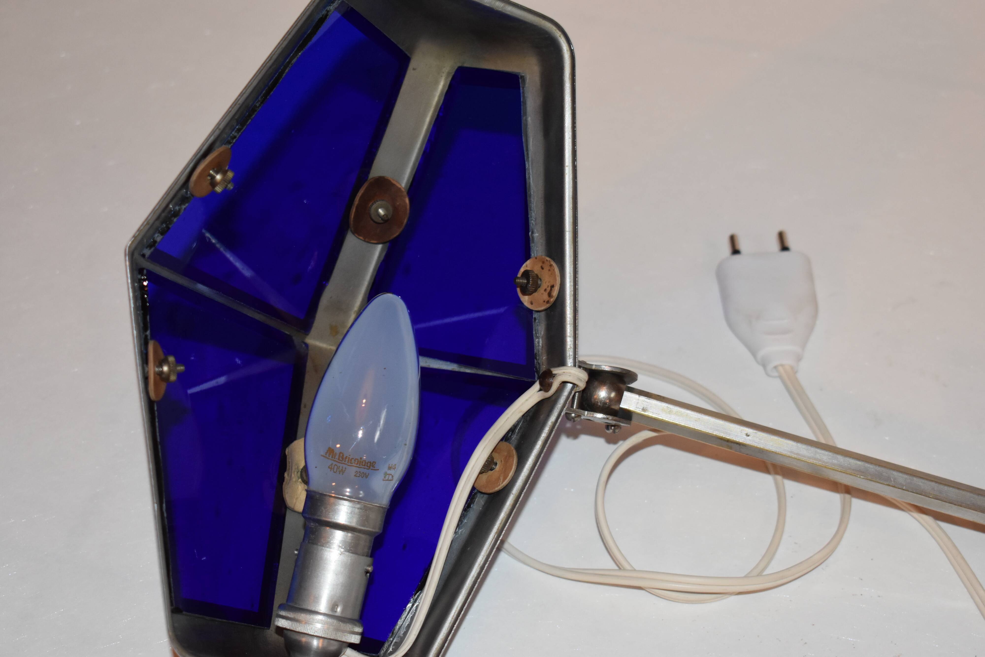 Pirouett blue  lamp 1930