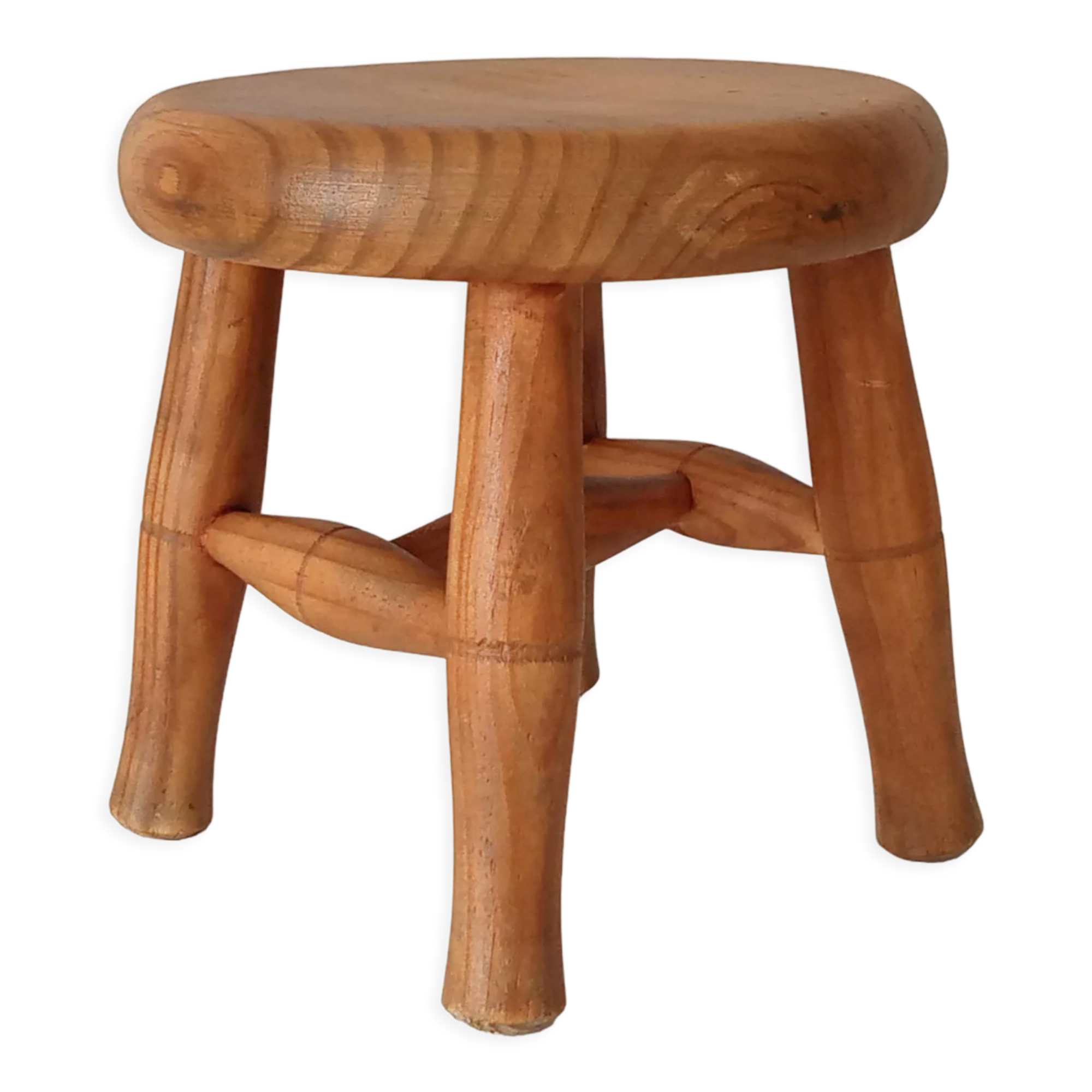 Vintage folk art stool
