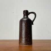 Mid-century ceramic carafe vase by Bastian le Pemp for Kemper / Quimper France, 1960s.