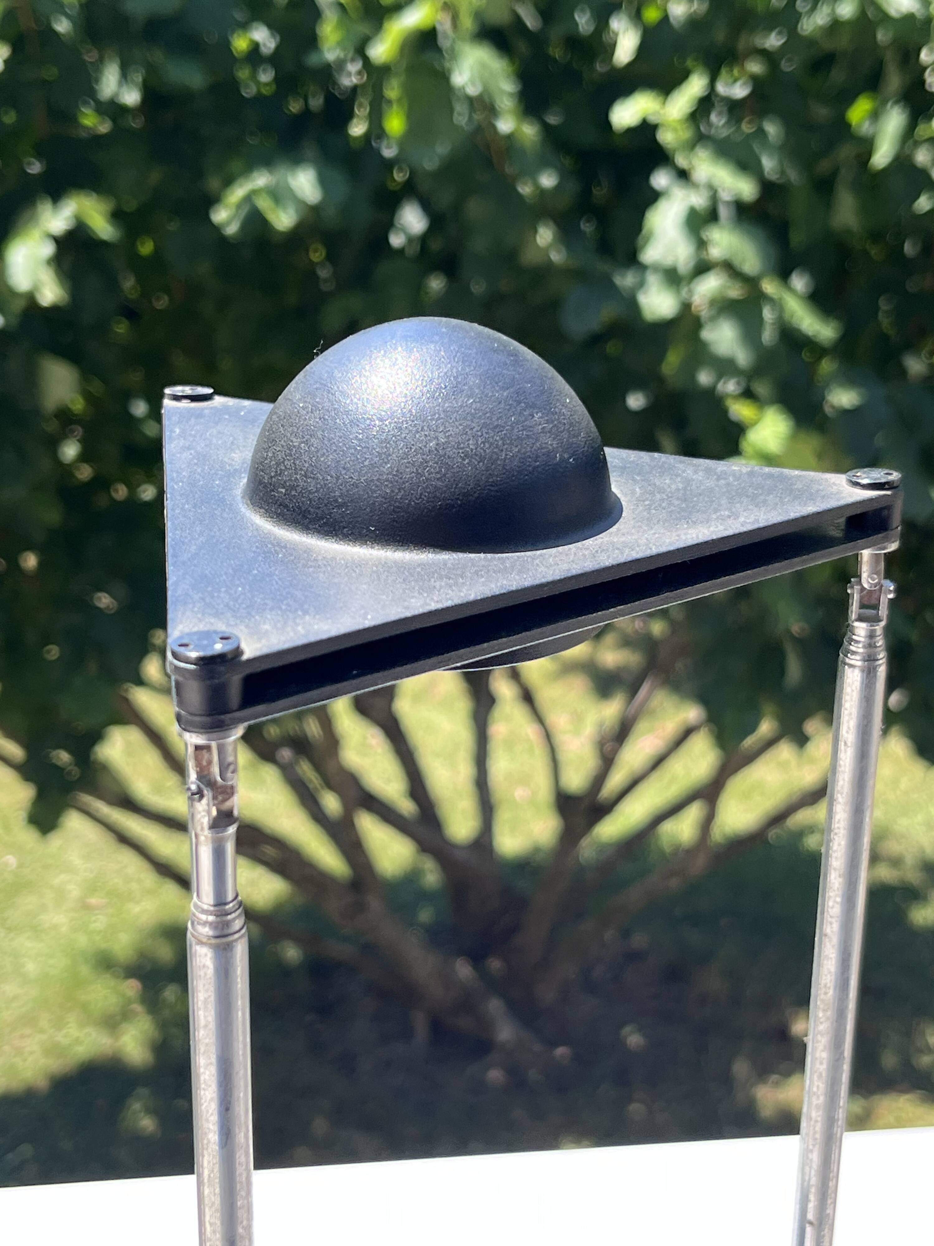Kandido lamp — ferdinand alexander porsche for lucitalia, 1983 — vintage