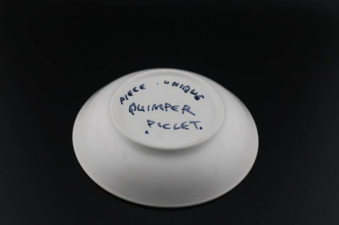 lot de 2 Coupelles signées Piclet de Collection Quimper