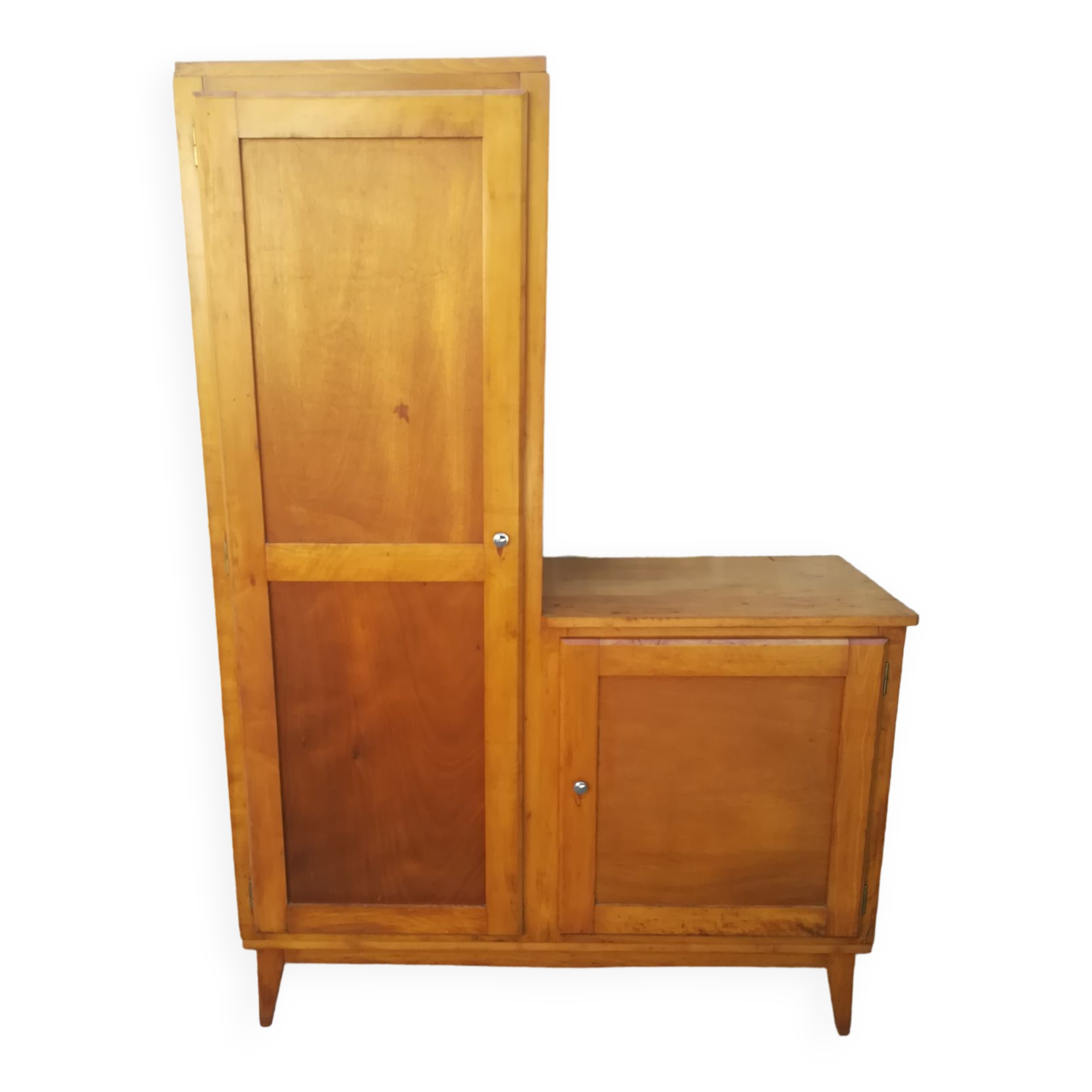 Vintage asymmetrical cabinet