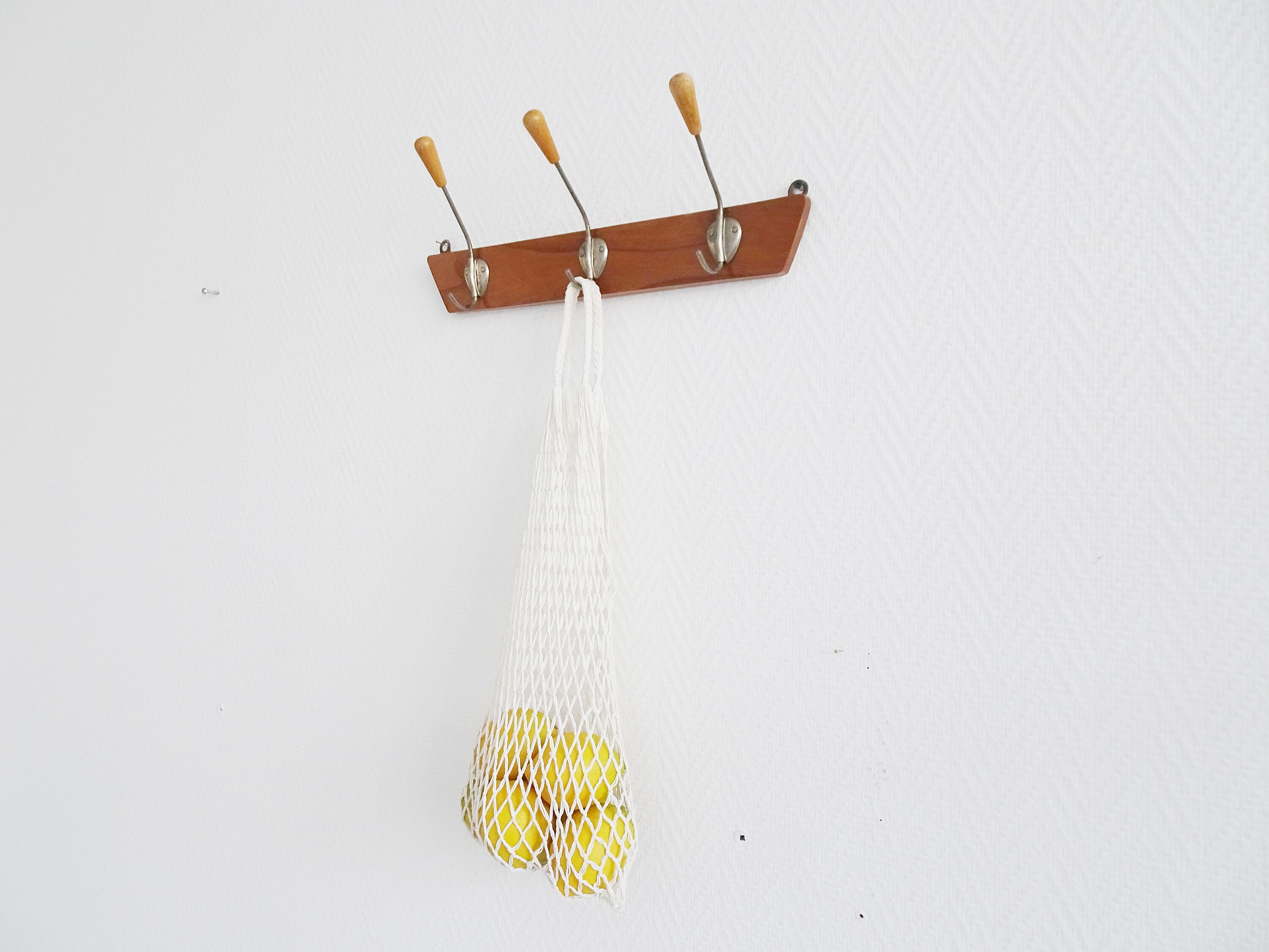 Portemanteau mural en bois