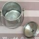 Old milk jar, aluminum cream tournus 1.5 l.