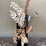 Black designer vase