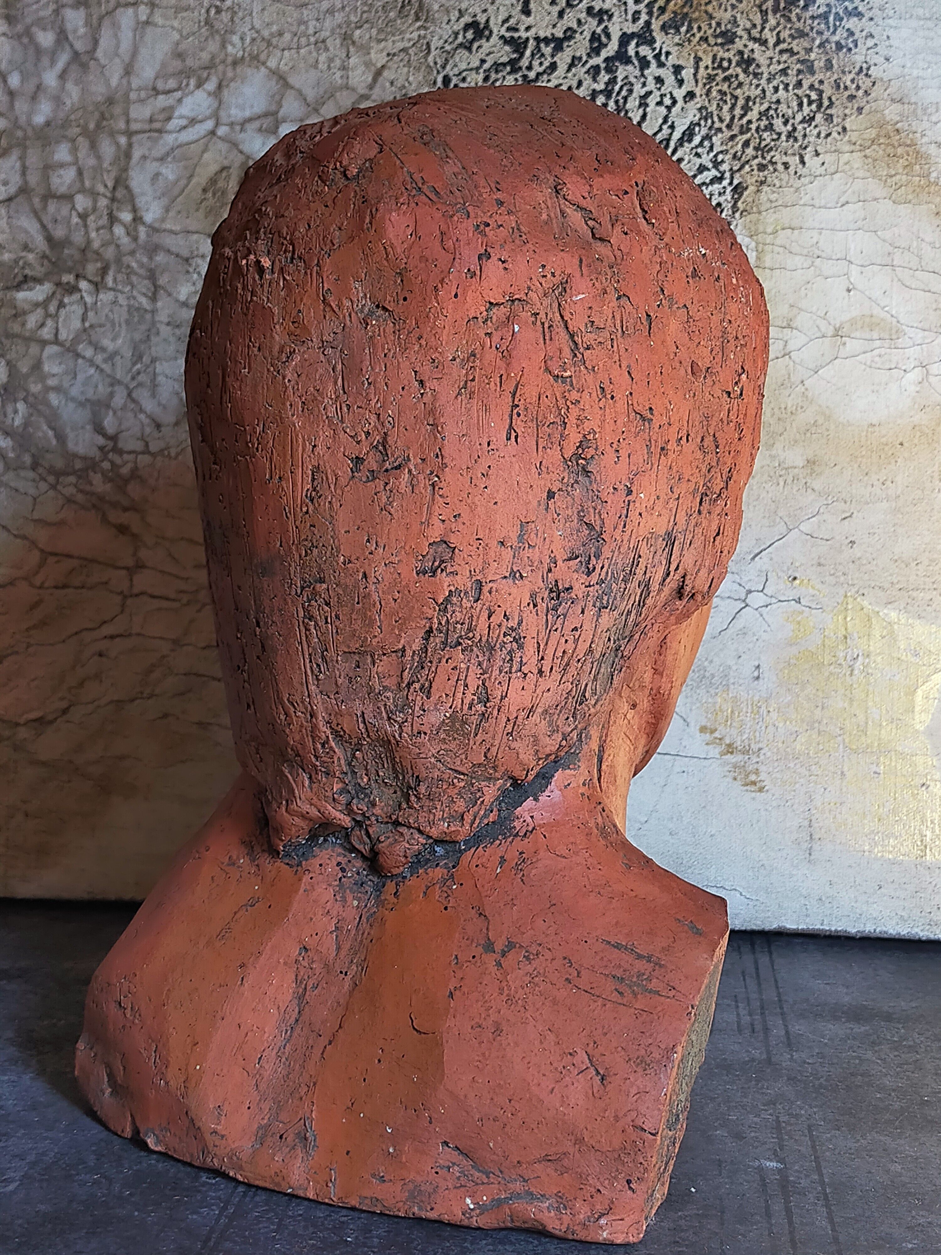 Young man's head original artist modeling