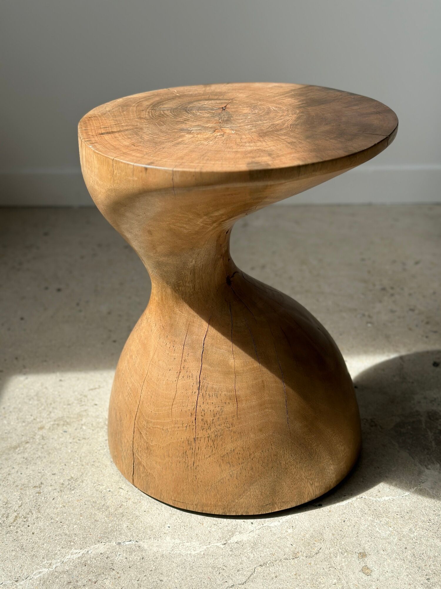 Solid wood sofa end