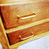 Vintage compass feet chest of drawers