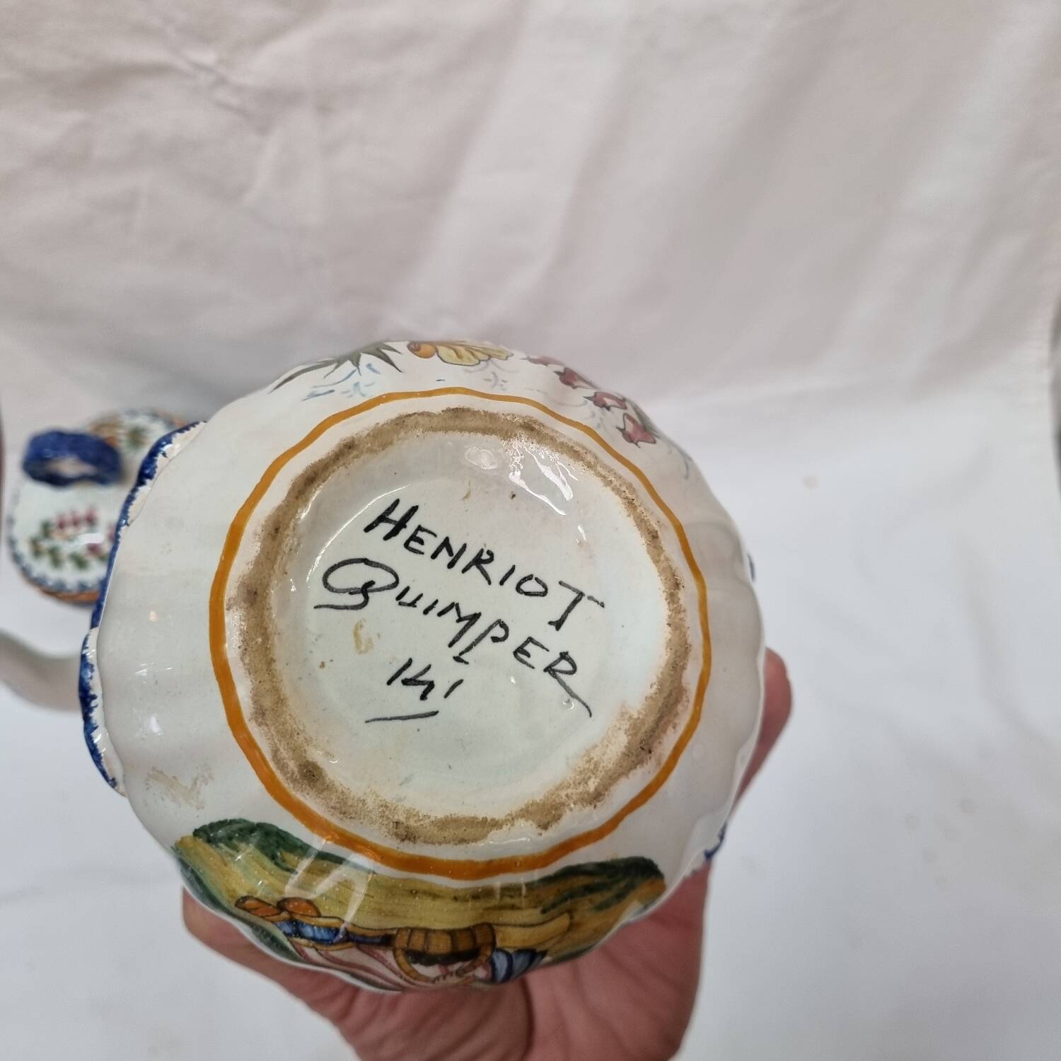 Henriot Quimper coffee service from 1930