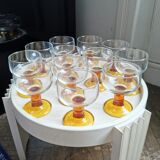 Lot of 12 vintage glasses