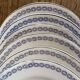 Dessert plates in earthenware from Creil and Montereau Reuil service.