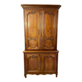 Buffet 2 corps Louis XV en noyer du XVIIIe