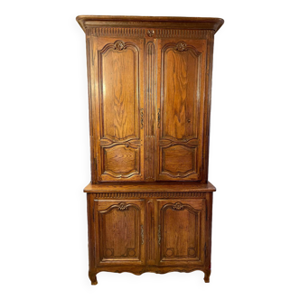 2-body Louis XV sideboard in 18th century walnut