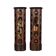 Pair of pedestal columns in chinoiserie style
