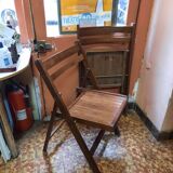 Pair of vintage folding chairs