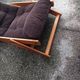 Kon-tiki armchair Ikea wood velvet Gillis Lundgren vintage