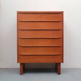 Commode en teck des années 1960