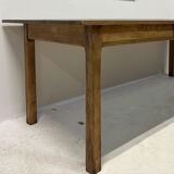 Oak and pine farmhouse table