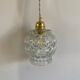 Vintage glass globe lamp