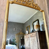 Antique gilded mirror Louis-Philippe Louis XVI