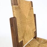 Brutalist rope chair