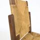 Chaise brutaliste en corde