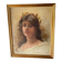 Portrait of a young woman with a laurel crown.