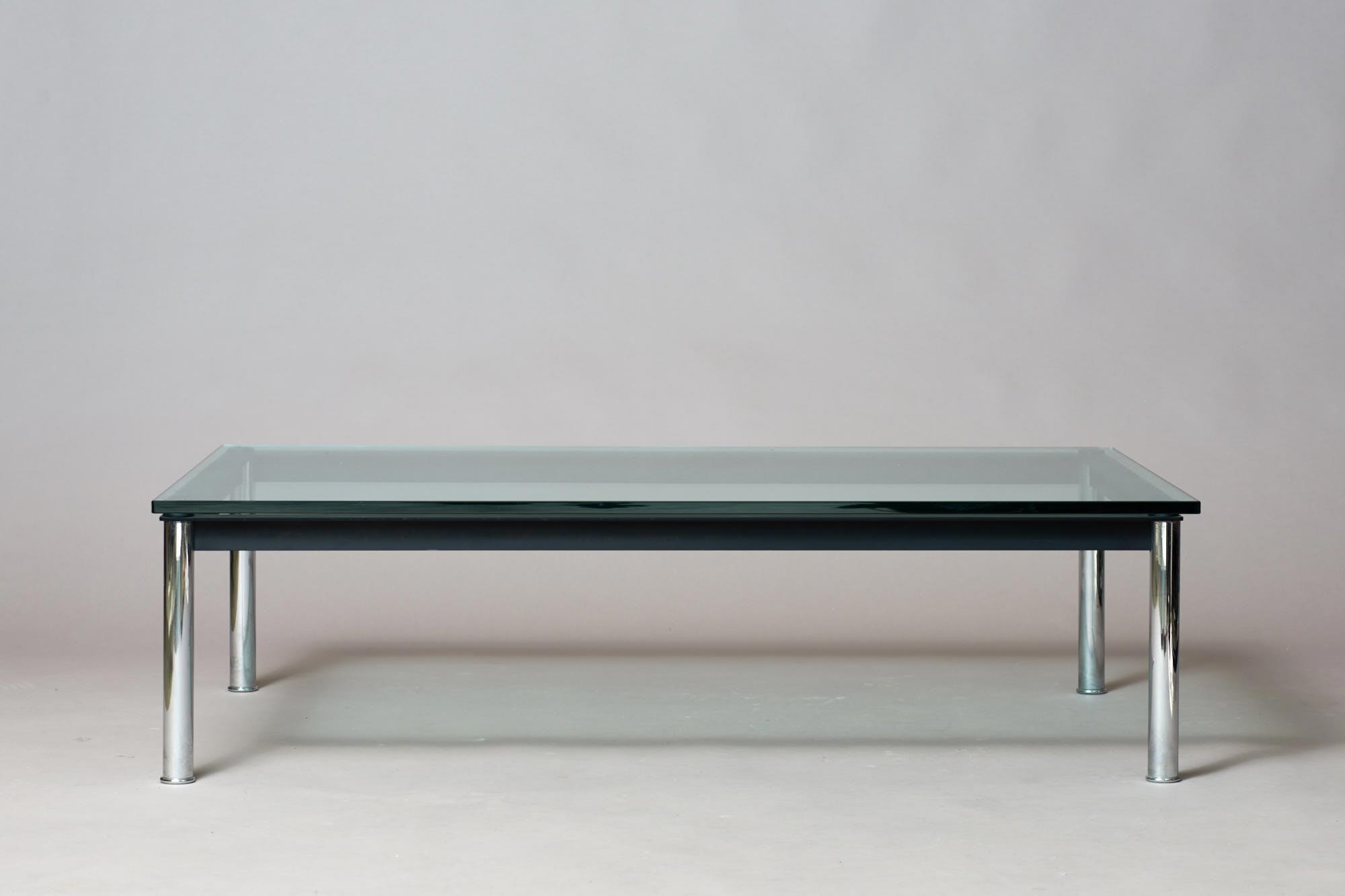 Model LC10 coffee table by Le Corbusier for Cassina