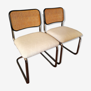 2 chaises cesca Marcel Breuer 1970