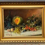 Jules Félix RAGOT (1835-1912) “Still life with fruit”.