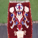 Ancient Berber carpet, 132x88 cm