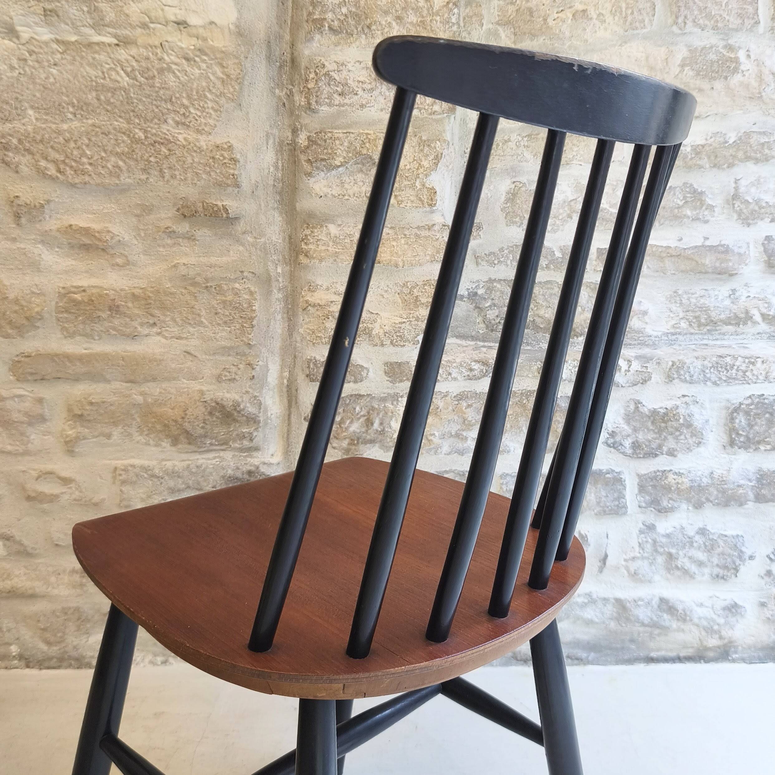 Paire de chaises Fanett, design Ilmari Tapiovaara, 1960