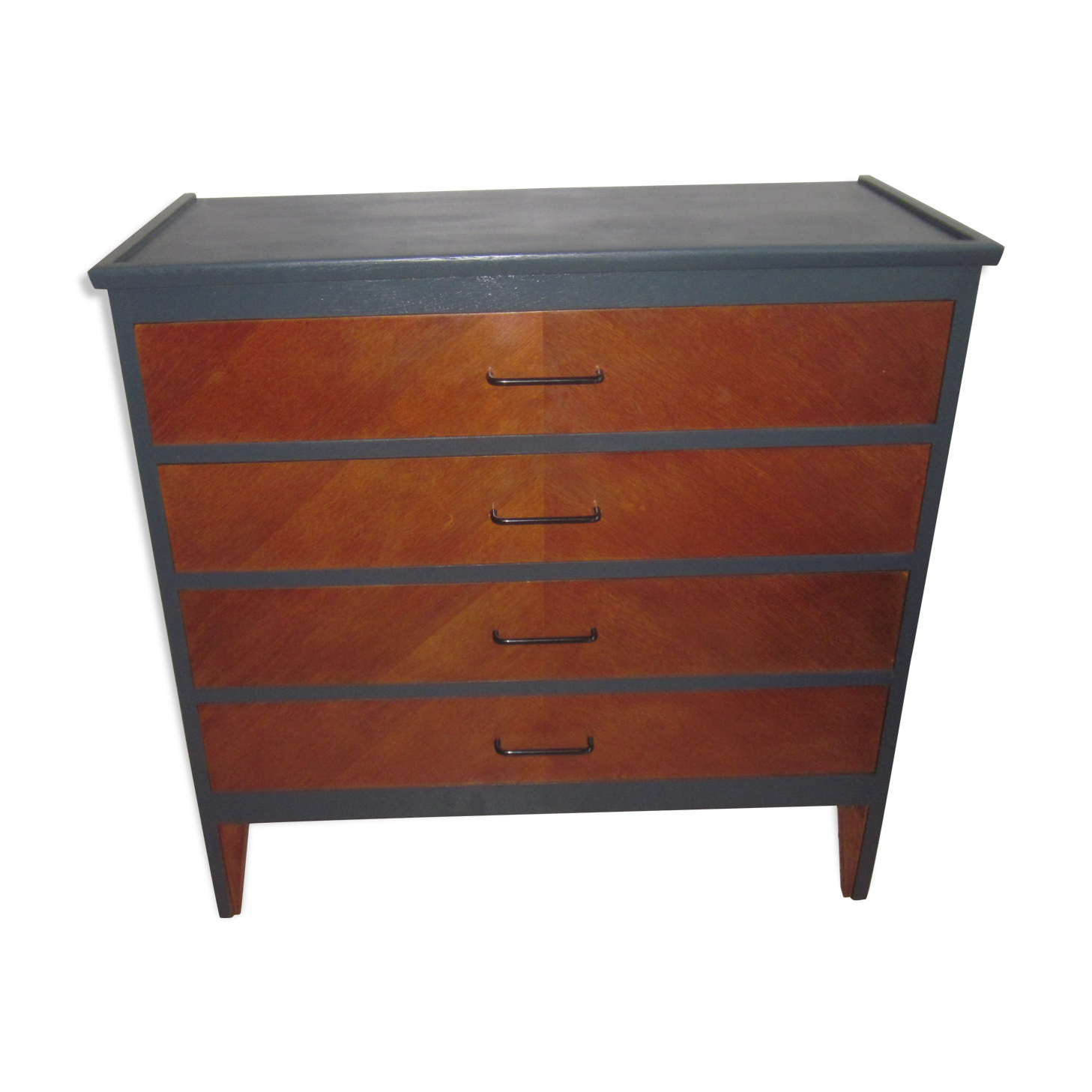 Vintage anthracite grey dresser