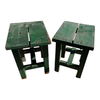 Pair of antique stools