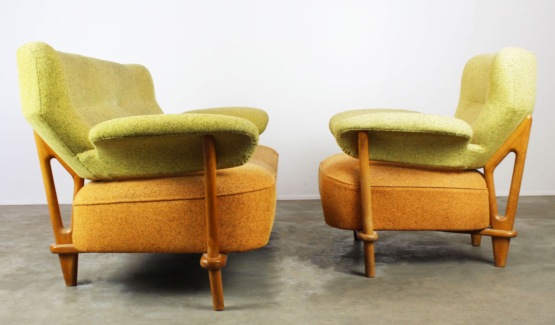 Mobilier de salon F109 avec fauteuil et canapé assorti par Theo Ruth pour Artifort 1950