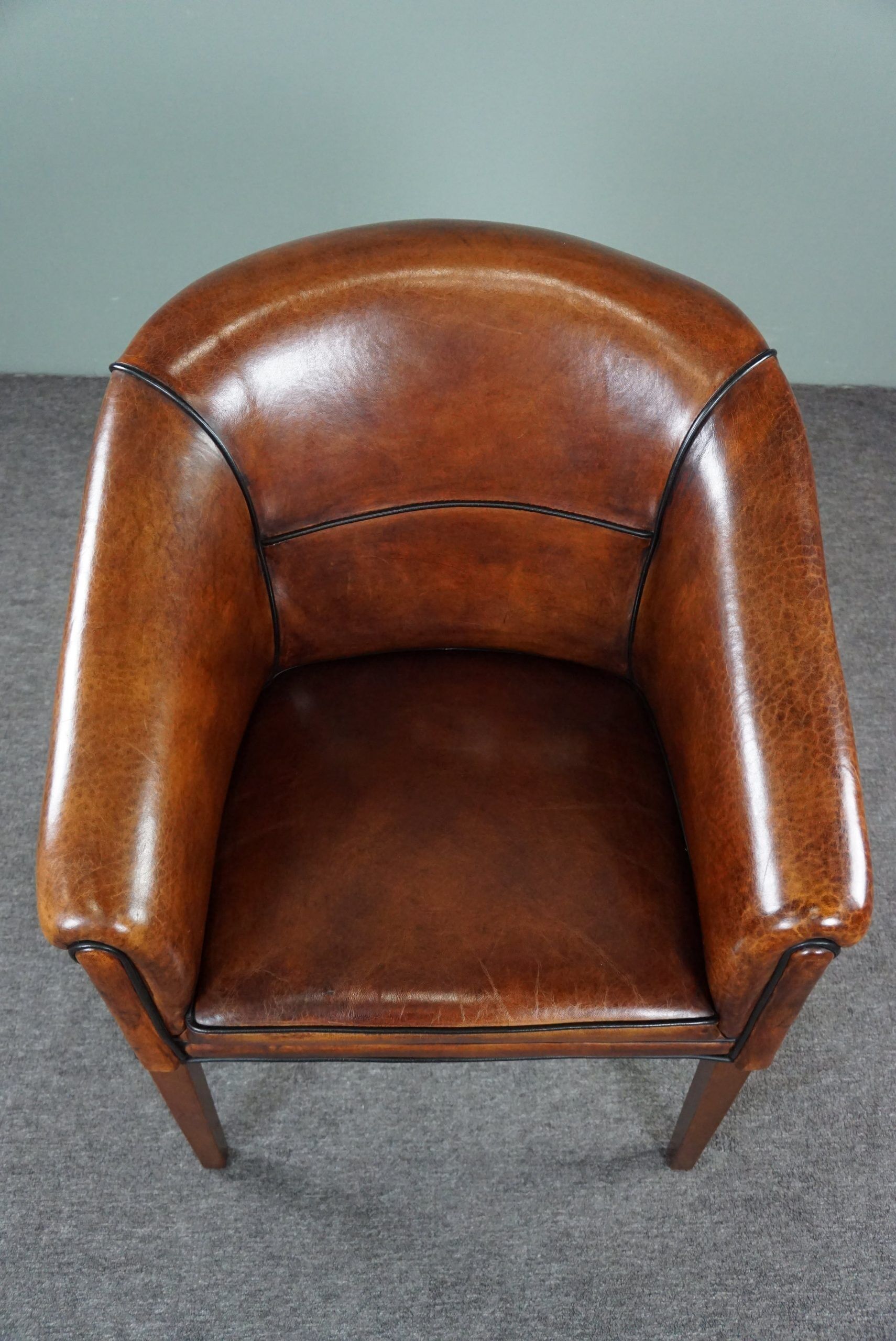 Sheepskin convertible armchair side chair