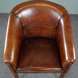 Sheepskin convertible armchair side chair
